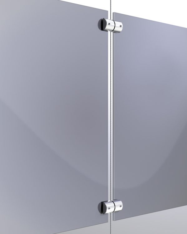 Rendering of Twin Side Grip for 1.5mm Cable - Holds up to 6mm Material