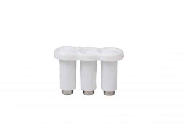 White Mini-Magnet, Sold as a set of 10 pieces