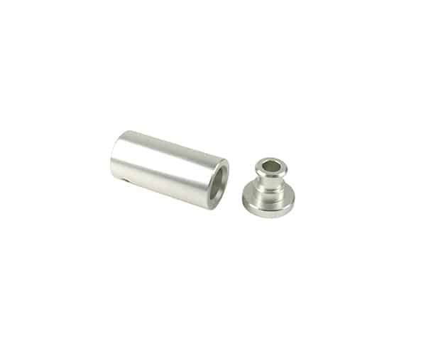 6mm Rod Long Wall Mounted Rod Holder - No Screw in Face