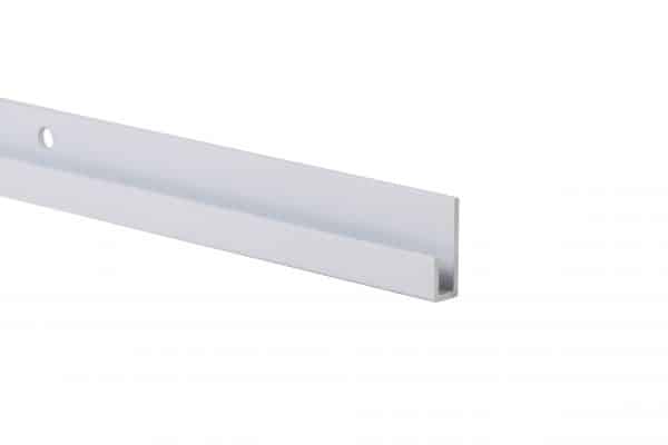 Wall Mounted J-rail White Heavy Duty Picture Hanging Rail