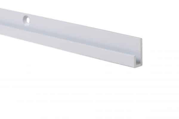 Wall Mounted J-rail Max White Heavy Duty Picture Hanging Rail