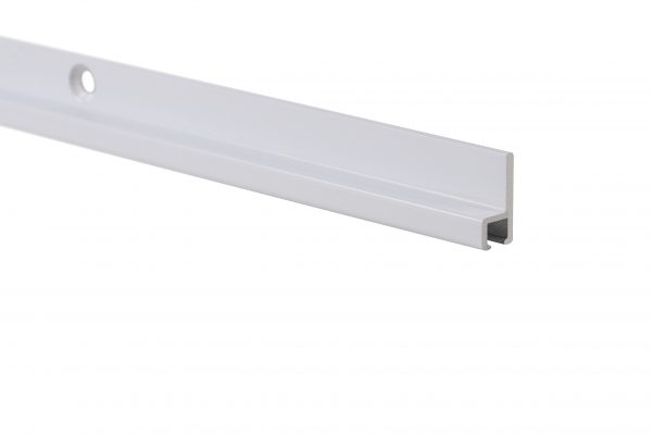 Decor-rail White - Simple Wall Mounted Picture Hanging System, Holds up to 25kg/m, 50lb/3'