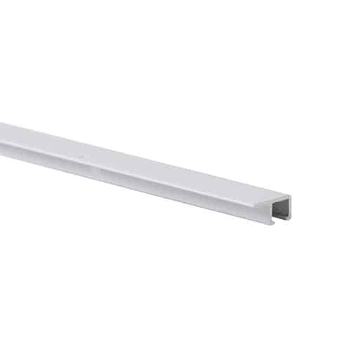 U-rail White Profile - Suitable for Use on Ceilings
