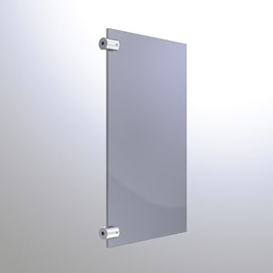 Rendering of 18.5mm Diameter Wall/Ceiling Panel Grip - Holds up to 8mm Material