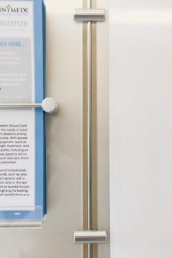 6mm Rod with Poster holder and brochure holder