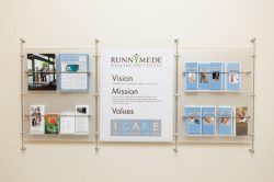 6mm Rod with Poster holder and brochure holder